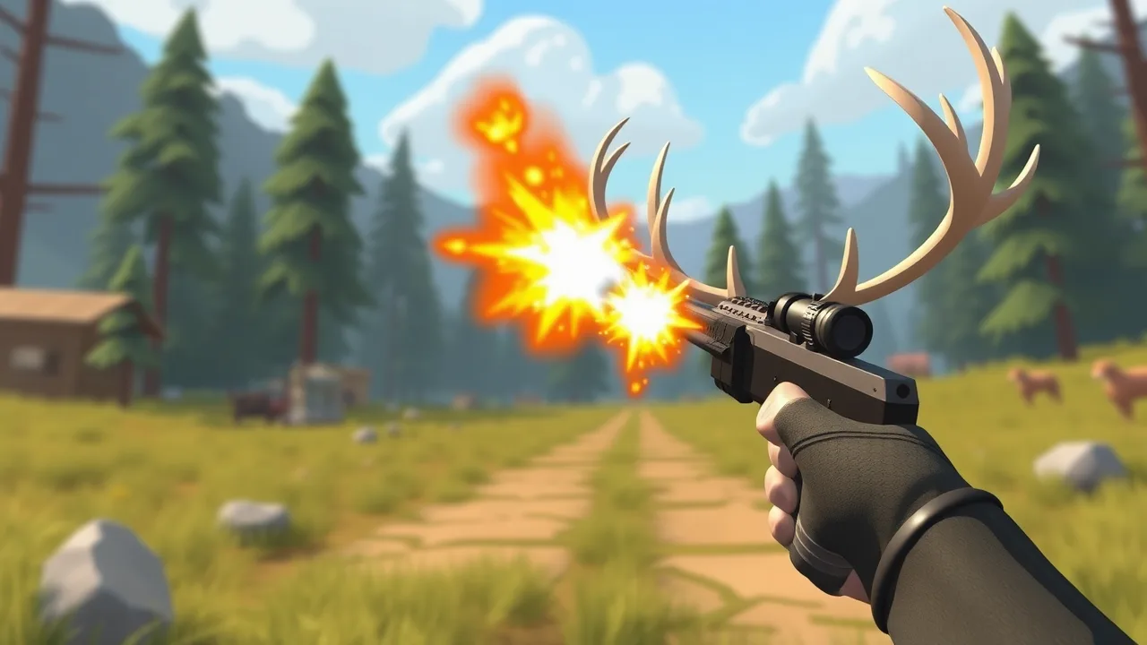 Experience the Excitement of Buck Shot Online Arcade Game image
