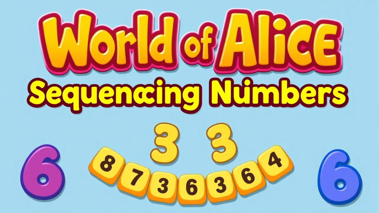 Discover the Fun of World of Alice Sequencing Numbers Puzzle Game image