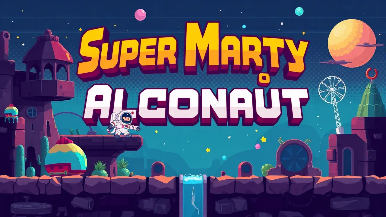 Explore the Exciting 2D Adventure of Super Marty o Alconaut image