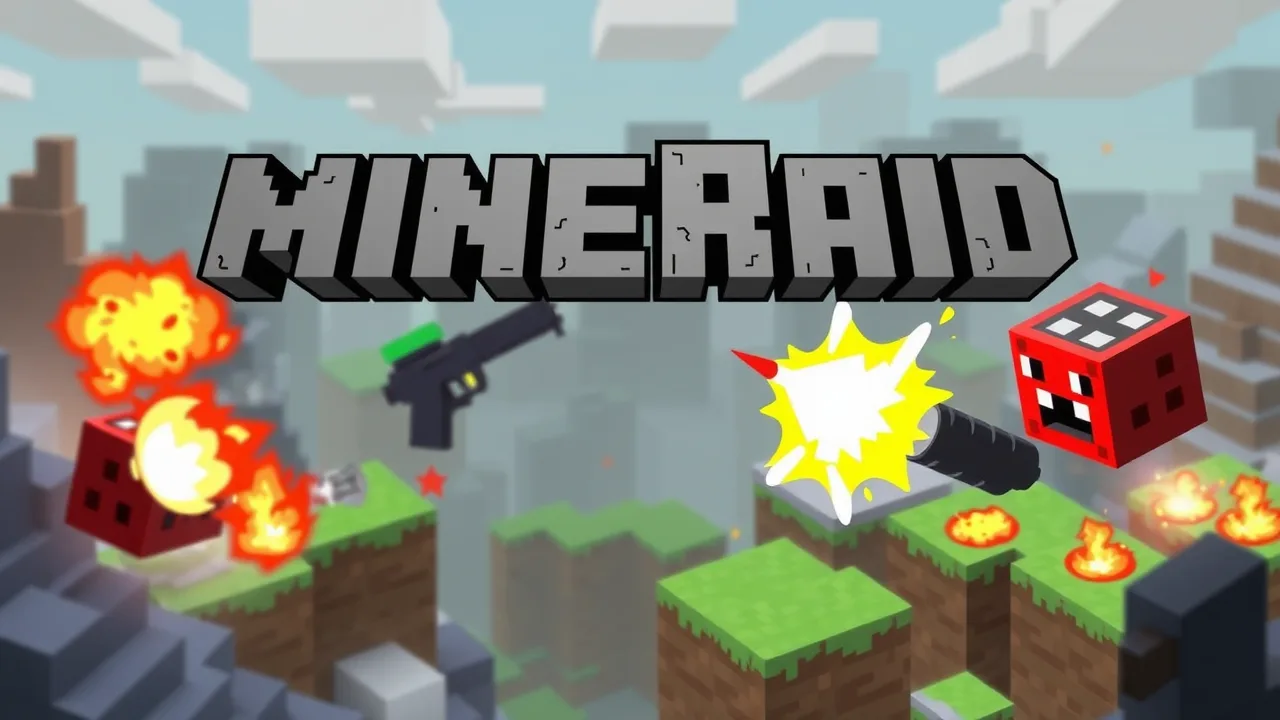 Experience the Exciting Action of MineRaid Shooting Game image