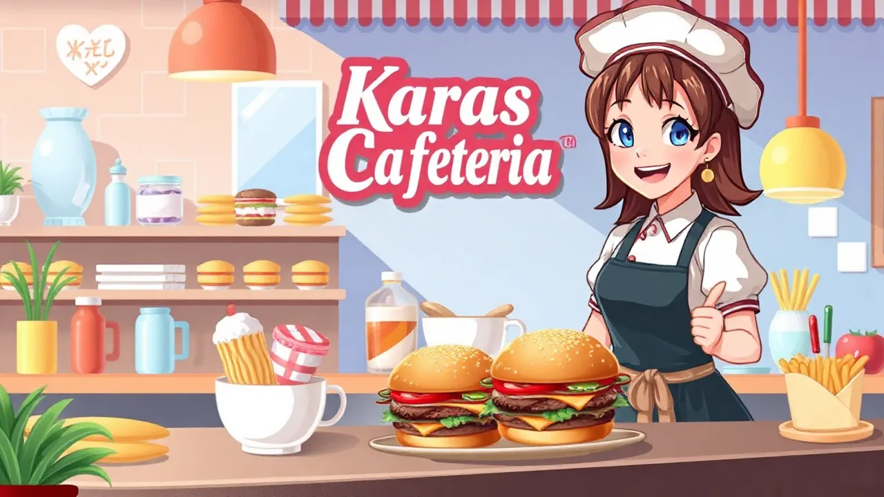 Enjoy Cooking and Playing in Karas Cafeteria Girls Games image