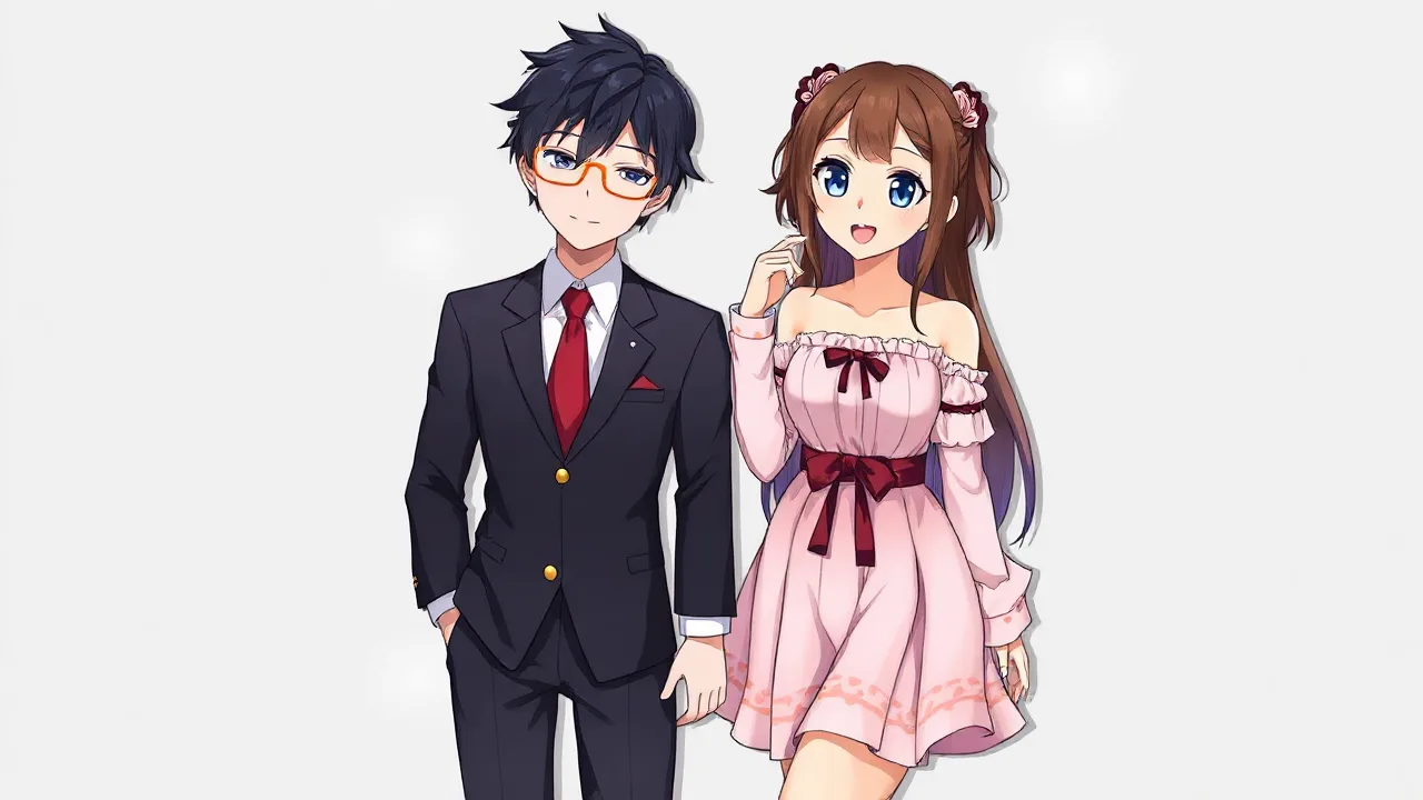 Discover Fun with Anime Couples Dress Up 1 for Girls and Boys image