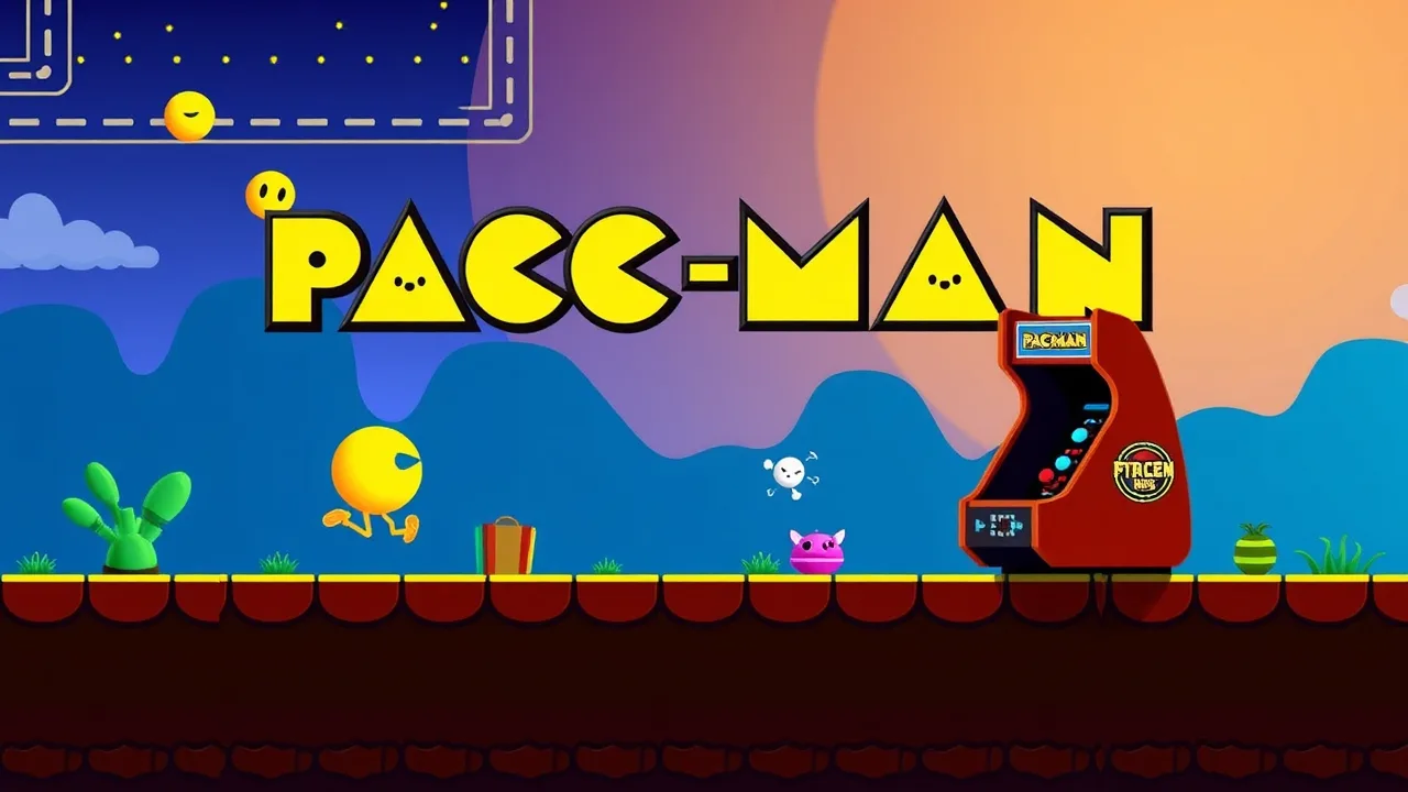 Experience the Excitement of Pacman Rush in this Fast-Paced Arcade image