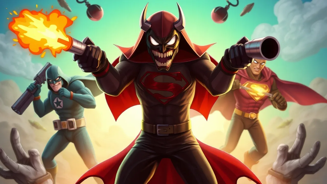 Exciting Adventures Await in good guys vs bad guys crazy games image
