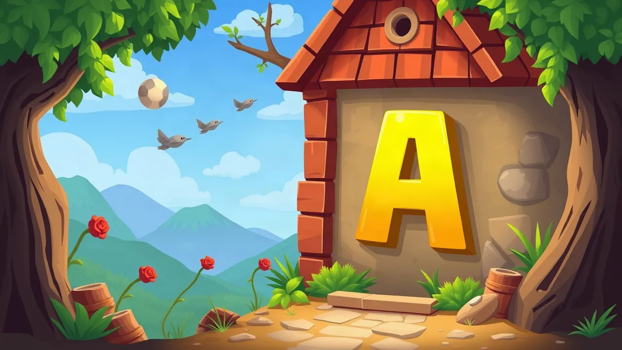 Exciting Puzzle Adventures with Find The Lost Letter for Kids and image