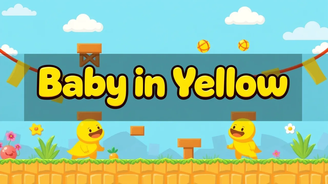 Experience the Fun of baby in yellow online in this Hypercasual Game image