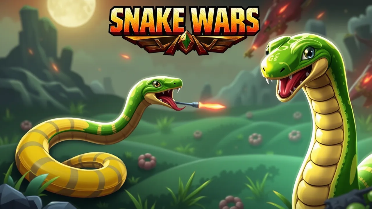 Experience the Excitement of Snake Wars in Action Online Games image