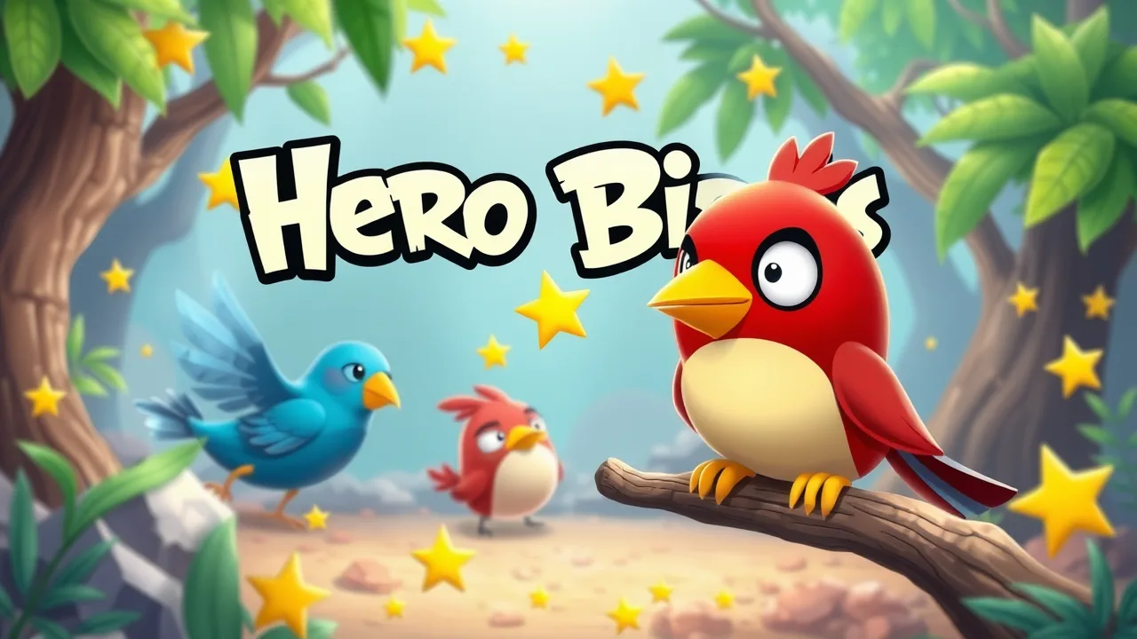 Discover the Fun of Hero Birds Hidden Stars Puzzle Game image