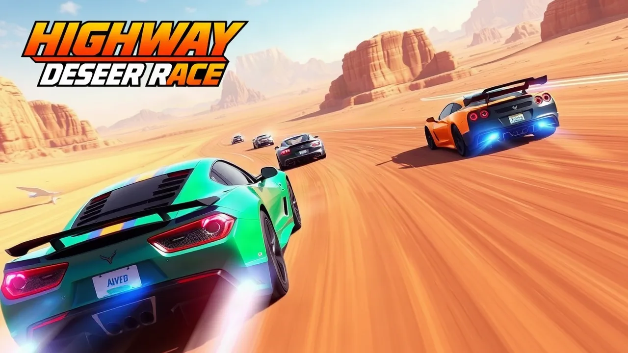 Experience the Thrill of Highway Desert Race on Mobile Devices image