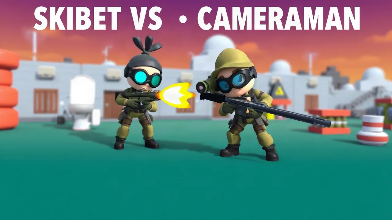 Exciting Action in Skibidi Toilet vs Cameraman Sniper Shooting Game image