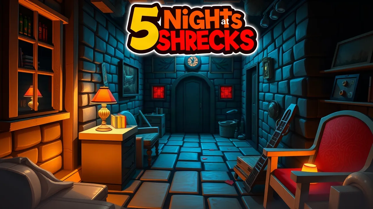 Discover the Thrills of 5 Nights at Shrecks Puzzle Game image
