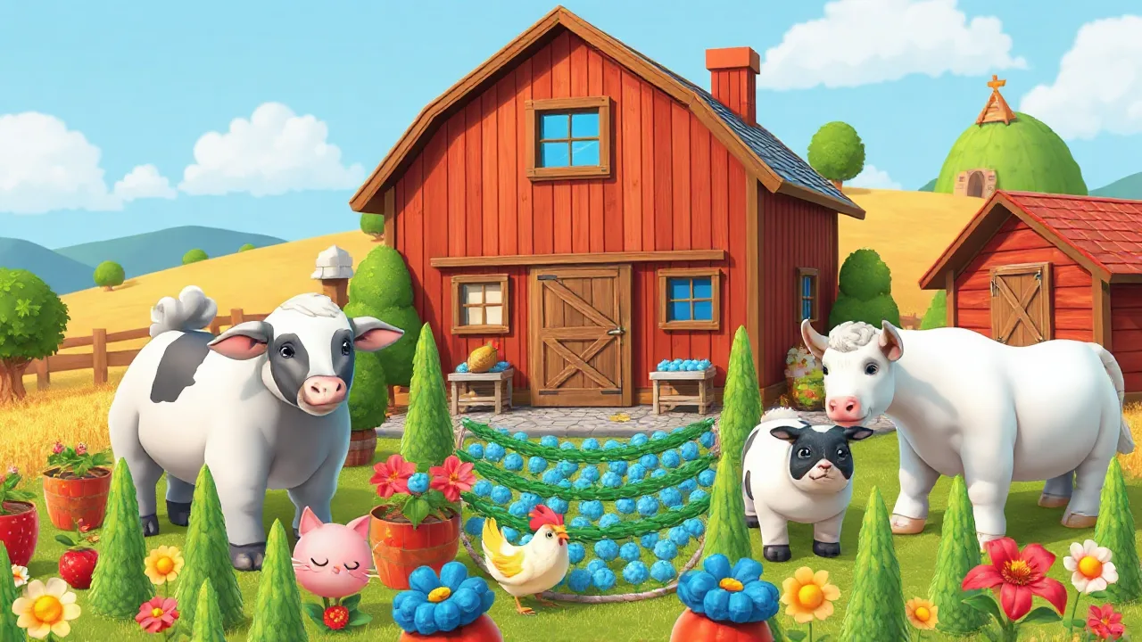 Explore the Exciting World of farm land - farming life game online image