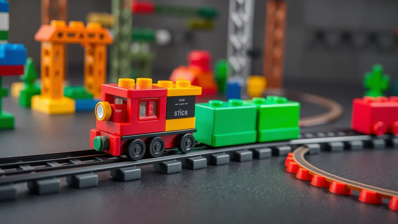 Master the Puzzle Challenge in the Brick Train Game image