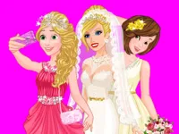 Barbie's Wedding Selfie With Princesses image