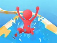Waterpark Slide Race image