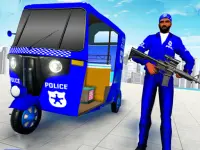 Police Auto Rickshaw Drive image