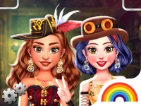 Princess Girls Steampunk Rivalry image