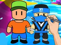 Stumble Guys Coloring Book image