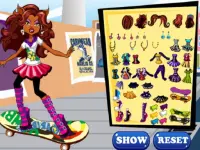 image bg Clawdeen skates