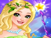 image bg Little Fairy Dress Up Game