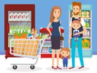 Happy Shopping Jigsaw image