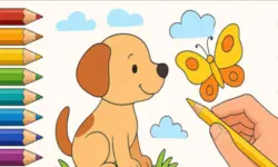 Draw with Pencils Coloring Book! image