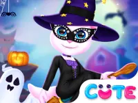 Cat Girl Halloween Preparation image