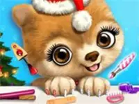 Christmas Animal Makeover Salon - Cute Pets image