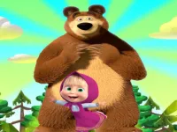 Help Masha harvest the crops: 2048 image