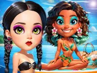 Wave Chic Ocean Fashion Frenzy image