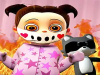image bg Scary Baby Pink Horror Game