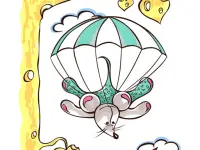 Cute Animals Sky Fall image