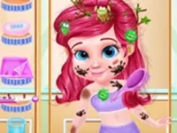 Messy Little Mermaid Makeover - Makeup &amp; Dressup image