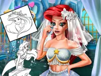 Coloring Book for Ariel Mermaid image