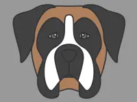 Doggy Face Coloring image