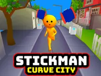 Stickman Curve City image