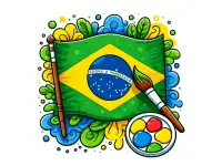 Brazil Coloring Adventure image
