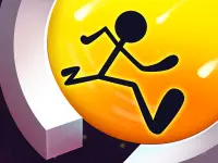 Stickman run around image
