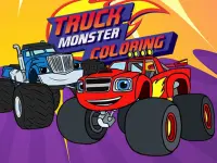 Blaze Monster Truck Coloring Book image
