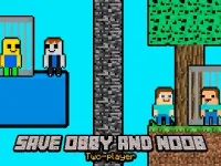 Save Obby and Noob Two players image