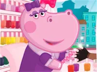 Hippo Manicure Salon Game image