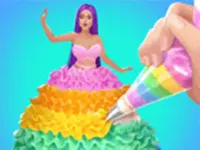 Icing On Doll Cake - Creative Bakery image