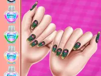 Royal Theme Nail Art DIY image