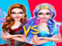 image bg Pro Fairy Princess Dress Up VS Witch Makeup